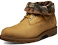 Order Timberland Roll Top 'Sepatu Boot Camo Flip Coklat Kuning Lebar' A11FVW