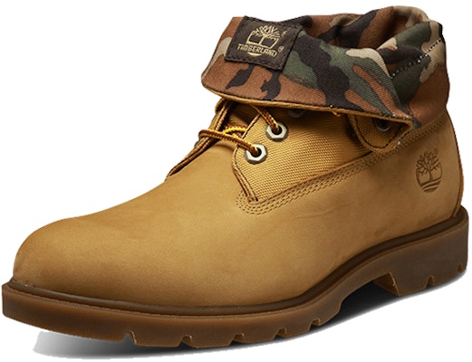 Timberland Roll Top 'Camouflage Flip Boot Brown Yellow' A11FVM Order Timberland Roll Top 'Camouflage Flip Boot Brown Yellow' A11FVM