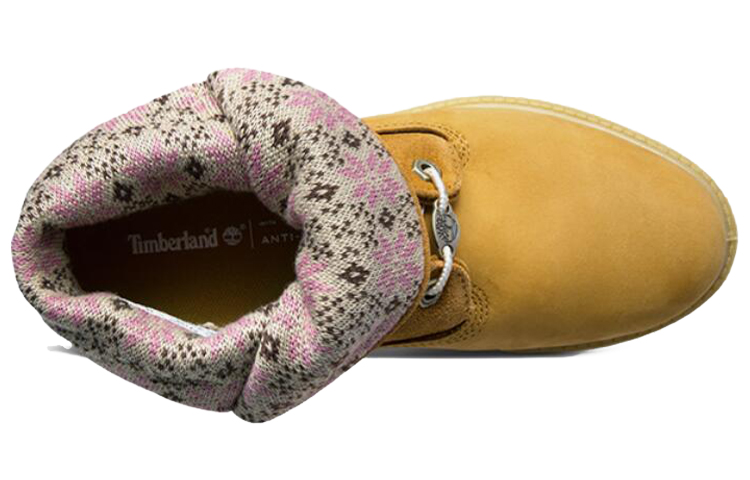 Lookbook 添柏岚 Roll Top 經典翻靴 寬版 女款 黃