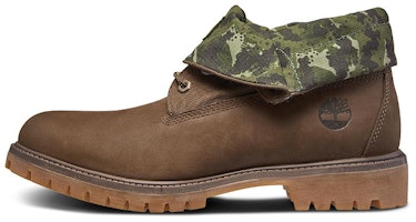 Timberland Roll Top Boots Basic 'Brown Green Camouflage' A21APW