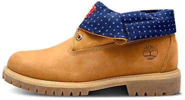 Timberland Roll Top Wide Fit Boots Basic 'Wheat Blue' 6723BW
