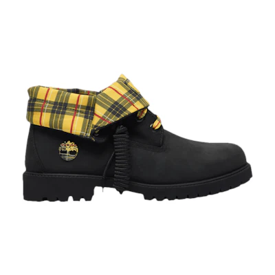 Timberland Roll Top Boot 'Black Plaid'