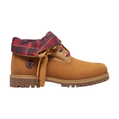 Timberland Roll Top Boot 'Wheat Plaid'
