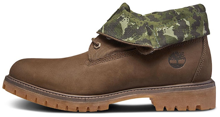 Timberland Roll Top Boots Basic 'Brown Green Camouflage' A21APW Buy Timberland Roll Top Boots Basic 'Brown Green Camouflage' A21APW