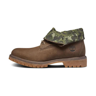 Timberland Roll Top Boots Basic 'Brown Green Camouflage'
