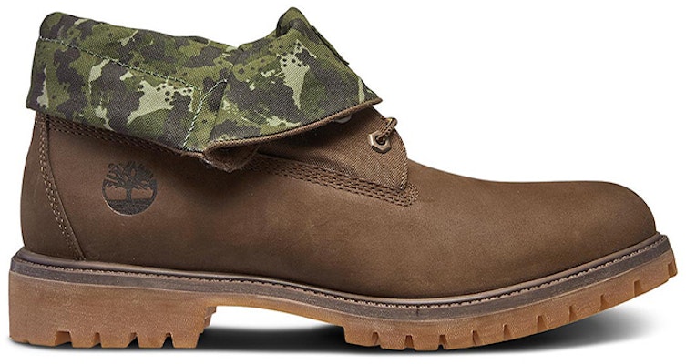 Timberland Roll Top Boots Basic 'Brown Green Camouflage' A21APW Order Timberland Roll Top Boots Basic 'Brown Green Camouflage' A21APW