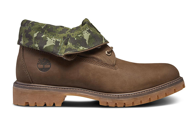 Order Timberland低筒翻折靴基础款'棕色绿色迷彩' A21APW