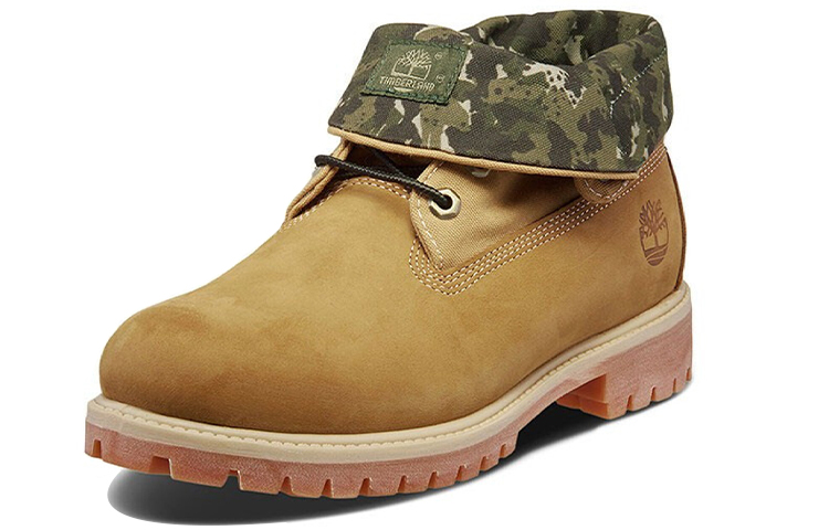 Lookbook Timberland Roll Top Boots ''Wheat Green Camouflage'' Heren/Laatste Trends A21B1W