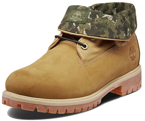 Timberland Roll Top Boots Basic 'Wheat Green Camouflage' A21B1W Lookbook Timberland Roll Top Boots Basic 'Wheat Green Camouflage' A21B1W