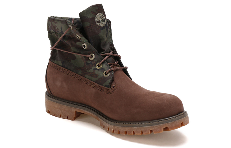 Order Timberland Roll Top Mid-Top Boots ''Bruin Groen Camouflage Print'' A1UCN243
