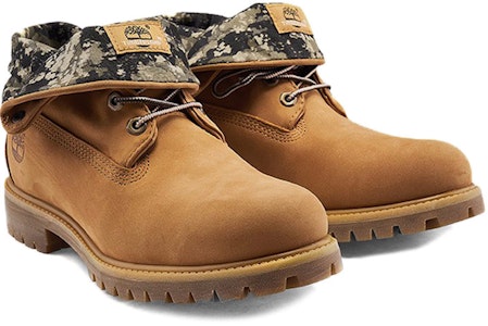 Botas Timberland Roll Top Premium Básicas 'Camuflaje Verde y Trigo' A1HAE Lookbook Botas Timberland Roll Top Premium Básicas 'Camuflaje Verde y Trigo' A1HAE