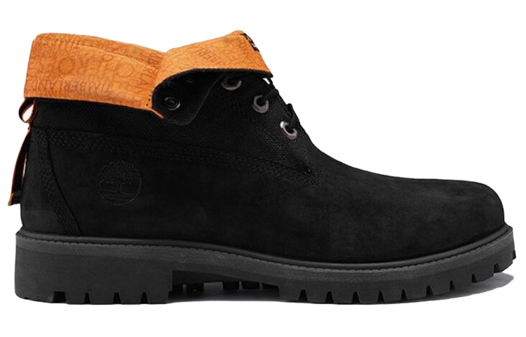 Order Botas Timberland Roll Top Treadlight Wide-Fit 'Negro Nubuck' A2DQH