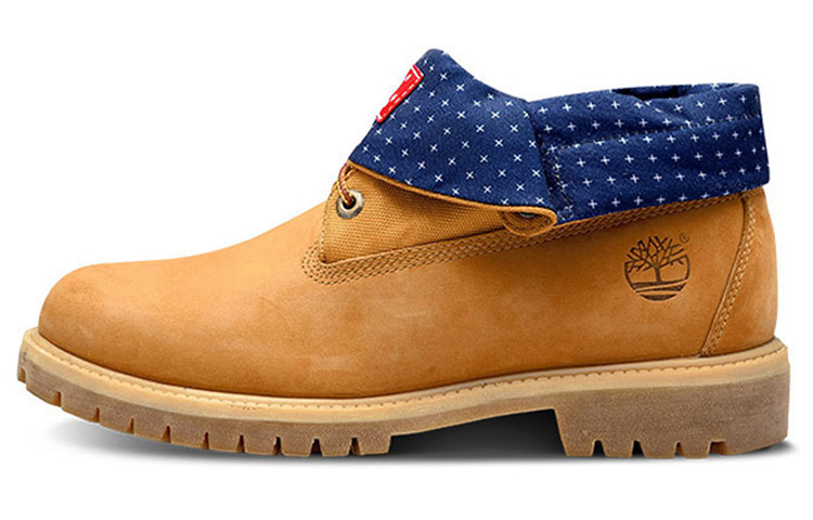 Timberland Roll Top Wide Fit Boots Basic 'Wheat Blue' 6723BW