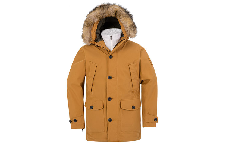 Timberland Scar Ridge 3-in-1 Parka Waterproof Windproof Jacket Wheat Mens. A5XSD-P47