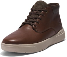 Lookbook Timberland添柏嵐 Seneca Bay Chukka 防滑耐磨 高筒 帆布鞋 男款 咖啡色