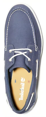 Timberland Seneca Bay Scarpe da Barca in Pelle e Tessuto ''Navy'' A1XEU432 Lookbook Timberland Seneca Bay Scarpe da Barca in Pelle e Tessuto ''Navy'' A1XEU432
