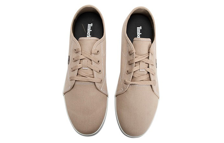 Shop Timberland添柏嵐 舒適輕便透氣耐磨板鞋 冷灰色
