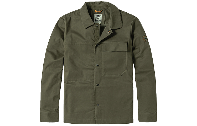 Timberland Slim Fit Casual Shirt Jacket Army Green A2EG7-A58