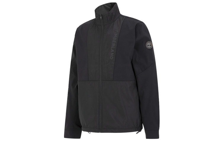 Timberland Softshell Hybrid Jacket Black – Casual Logo Fall Outerwear A69EZ-001