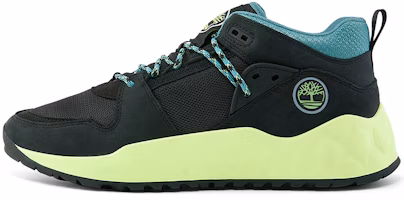 Timberland Solar Wave Mixed-Media Sneakers 'Black Nubuck with Lime' A2B12W Timberland Solar Wave Mixed-Media Sneakers 'Black Nubuck with Lime' A2B12W