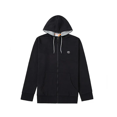 Timberland Solid Color Casual Hoodie Jacket Black A62AH-001