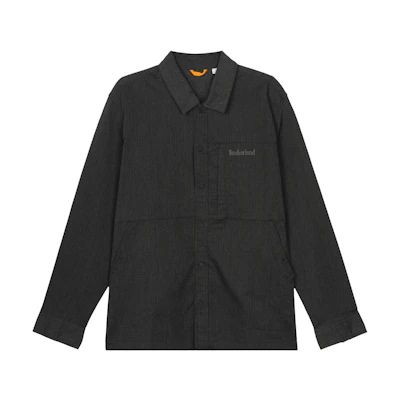 Timberland Solid Color Casual Single-Breasted Shirt Jacket Black A5Y91-001