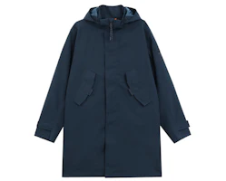 Timberland Solid Color Hooded Jacket Navy Blue A6R6N-433 Timberland Solid Color Hooded Jacket Navy Blue A6R6N-433