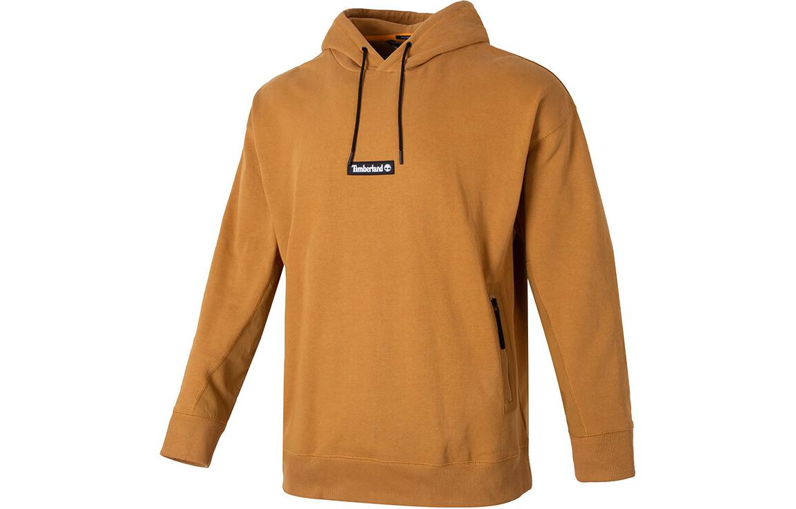 Timberland Solid Color Outdoor Loose Fit Pullover Knit Sweatshirt Wheat Mens A5VRD-P47