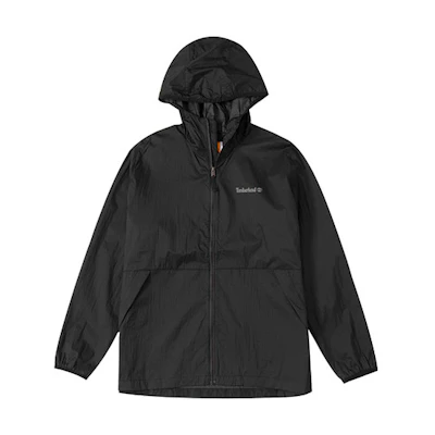 Timberland Solid Color Outdoors Casual Woven Jacket - Black A6RYN-001