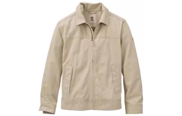 Timberland Solid Color Square Neck Long Sleeve Jacket Men 1931J-968