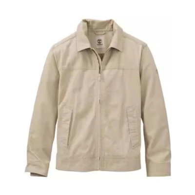 Timberland Solid Color Square Neck Long Sleeve Jacket Men 1931J-968