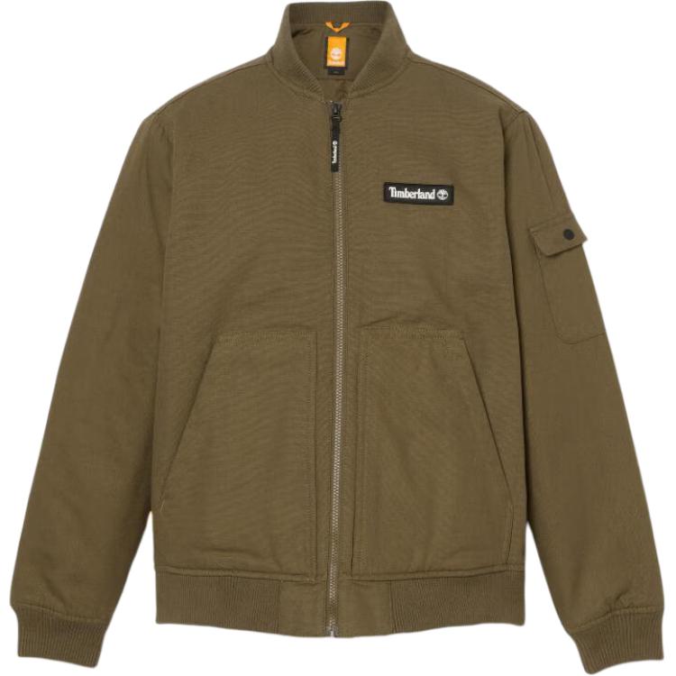 Timberland Solid Color Thermal Jacket Army Green A6JR9-A58