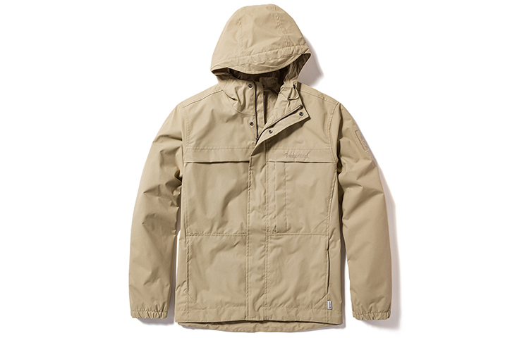 Timberland Solid Color Zip Workwear Jacket Ganco Yellow A695W-DH4