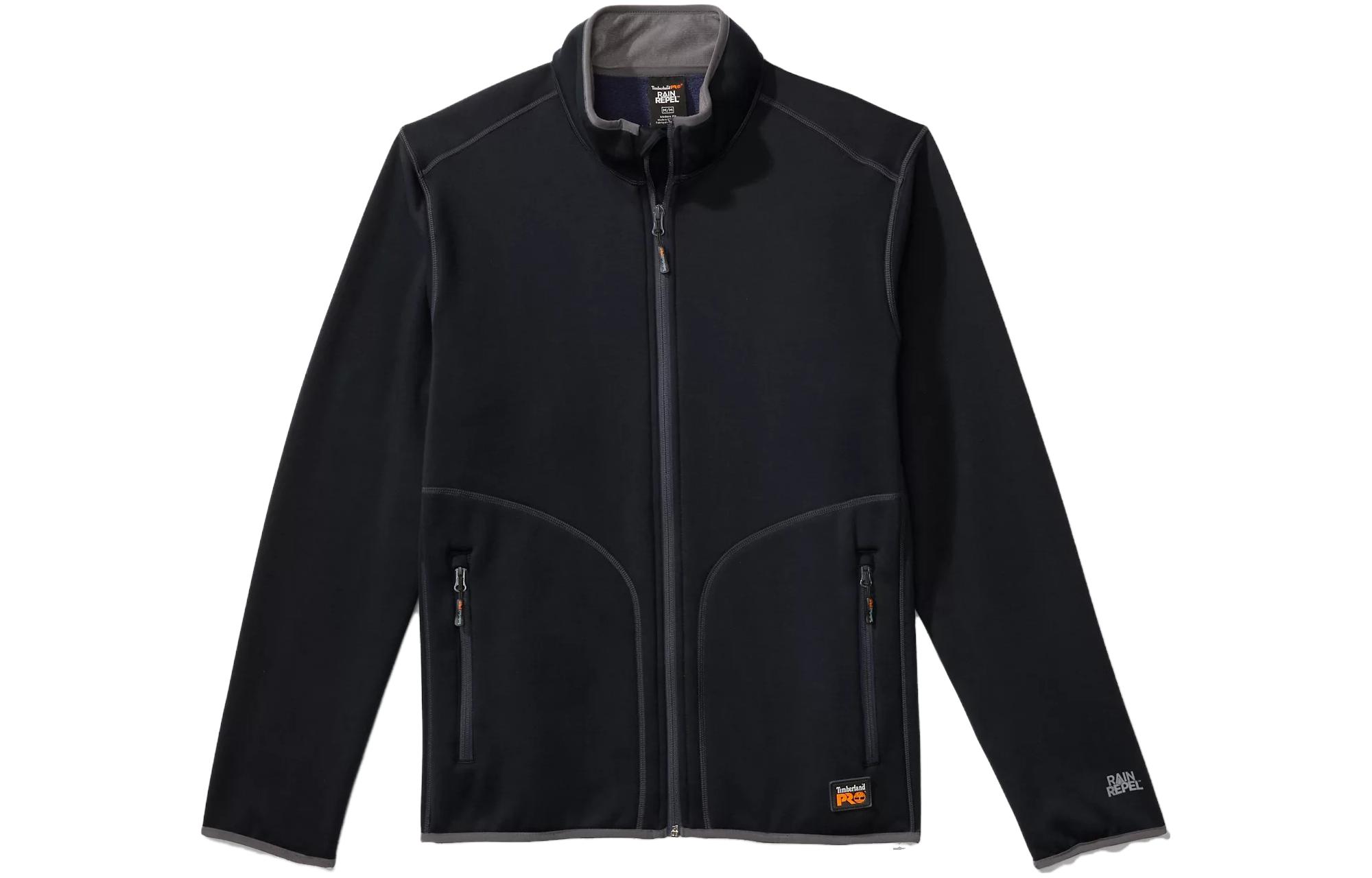 Timberland Solid Fleece Stand Collar Jacket Black A55PZ-015