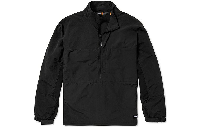 Timberland Solid Half-Zip High Neck Jacket Unisex Black A5VDF-001