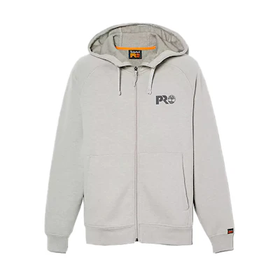 Timberland Solid Letter Logo Hoodie Jacket Light Grey A64RN-052