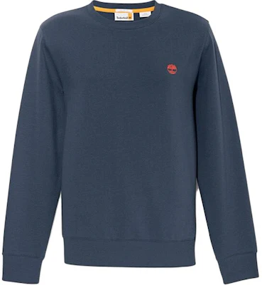 Timberland Solid Logo Crewneck Fleece Pullover Deep Sapphire Blue A5SF8-433 Buy Timberland Solid Logo Crewneck Fleece Pullover Deep Sapphire Blue A5SF8-433