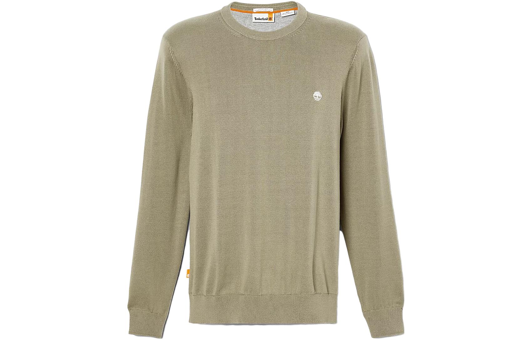 Timberland Solid Logo Crewneck Pullover Sweatshirt Men’s Green A2BMM-590