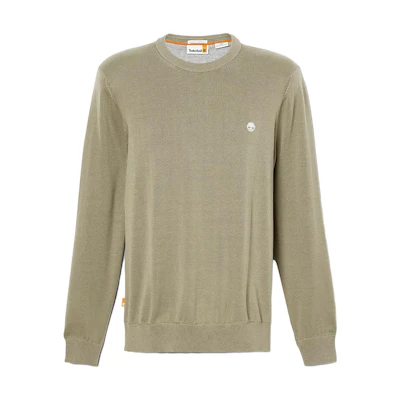 Timberland Solid Logo Crewneck Pullover Sweatshirt Men’s Green A2BMM-590