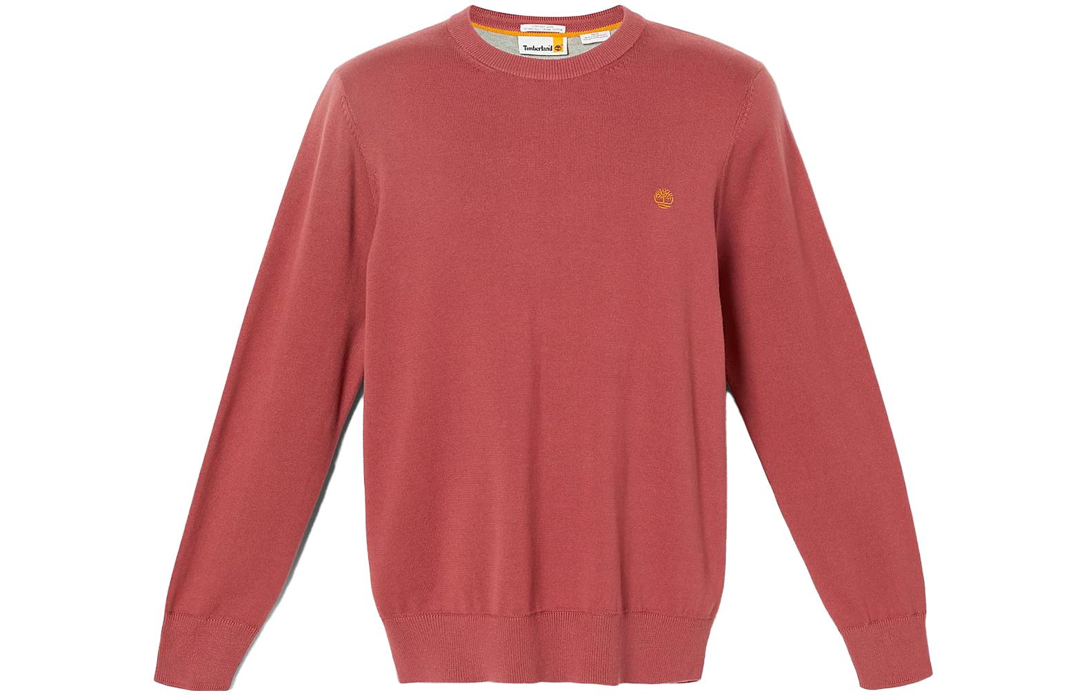 Timberland Solid Logo Crewneck Pullover Sweatshirt Men’s Red A2BMM-DH9