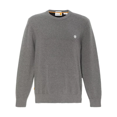 Timberland Solid Logo Crewneck Sweatshirt Men’s Dark Gray A2BMM-U14
