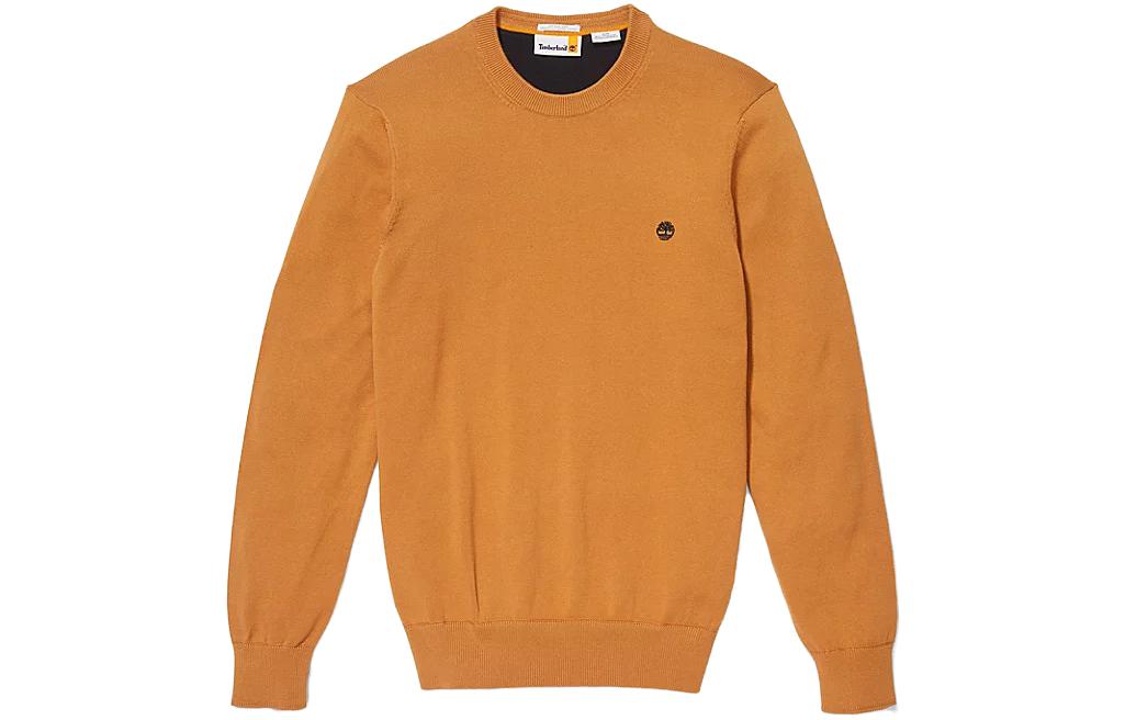 Timberland Solid Logo Crewneck Sweatshirt Orange A2BMM-P47
