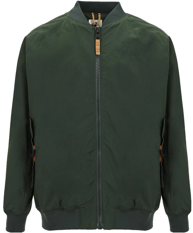 timberland-solid-logo-embroidered-zip-up-bomber-jacket-green-a22-u8-e20