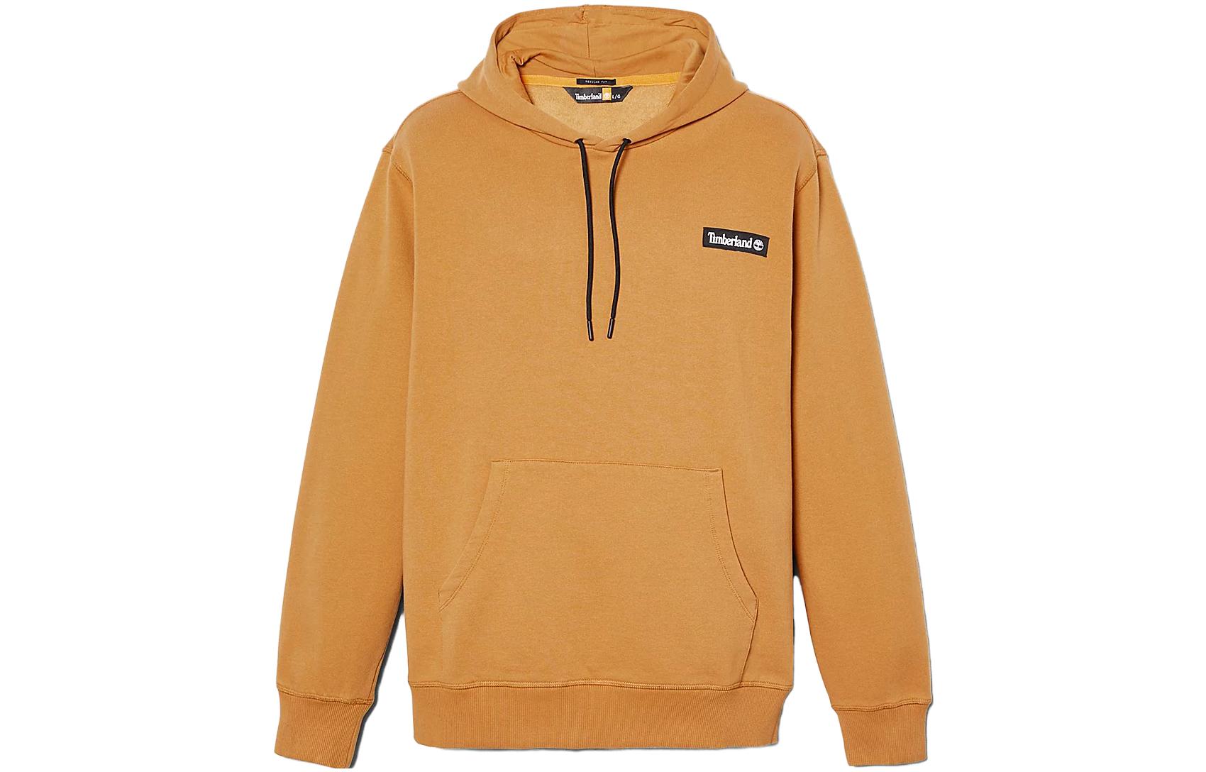 Timberland Solid Logo Hoodie Unisex Yellow A6CB6-P47