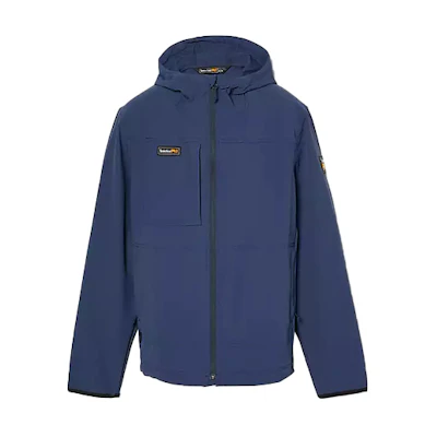 Timberland Solid Logo Multi-Pocket Hooded Jacket Navy Blue A64F9-019