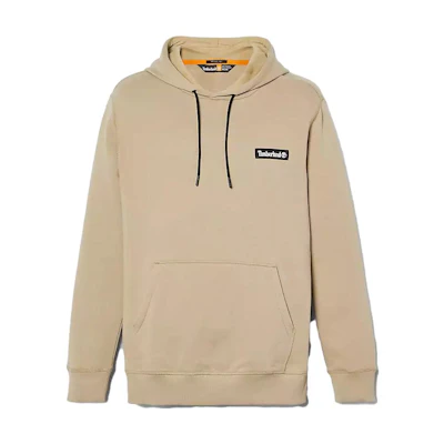 Timberland Solid Logo Patch Hoodie Unisex Khaki A63G1-DH4