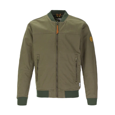 Timberland Solid Logo Pocket Zip Jacket Forest Green A29WCA58