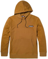 Timberland Solid Logo Print Drawstring Hoodie Unisex Wheat Color A6Q5U-P47 Timberland Solid Logo Print Drawstring Hoodie Unisex Wheat Color A6Q5U-P47