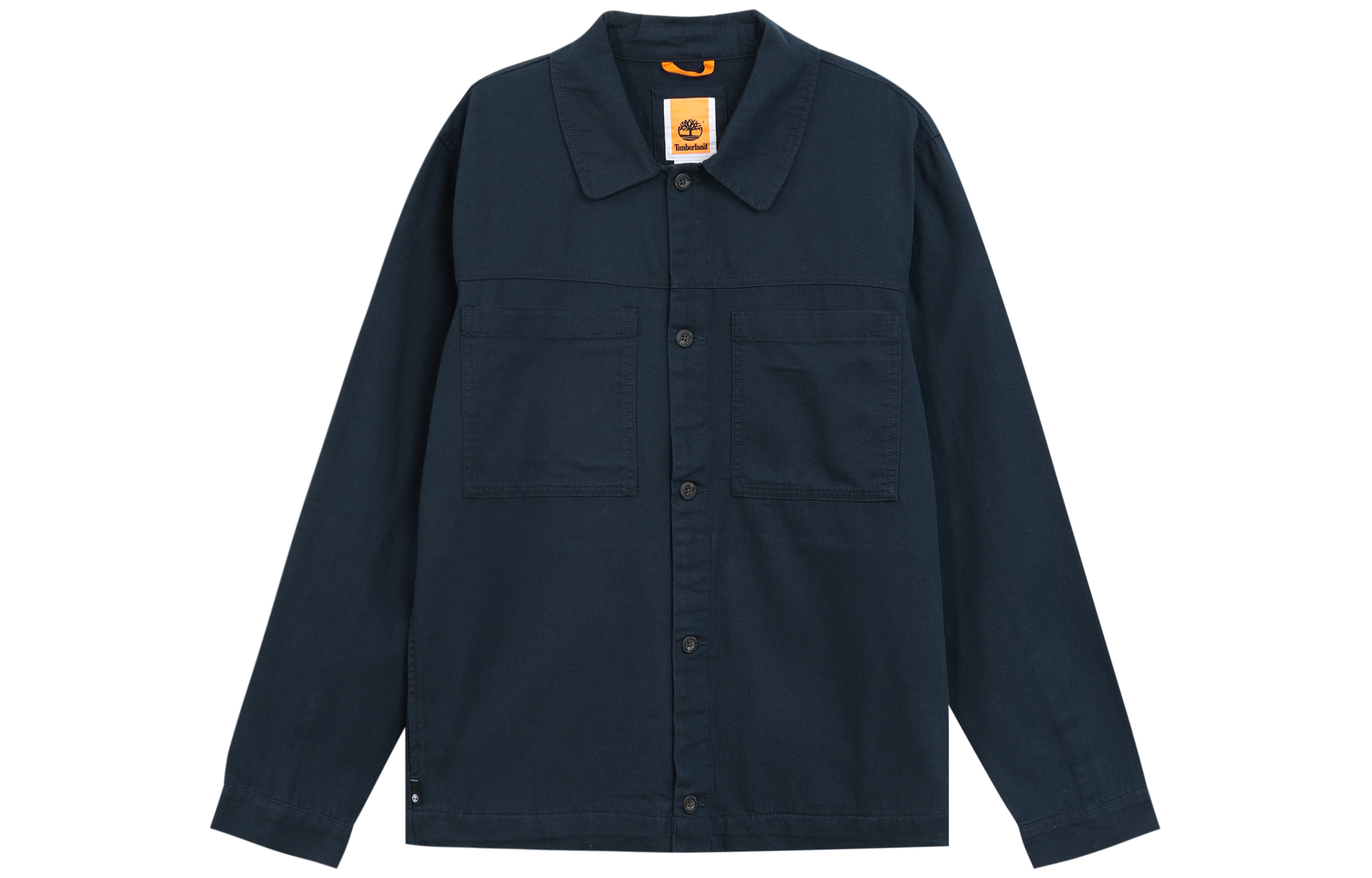 Timberland Solid Multi-Pocket Casual Collared Jacket Navy Blue A28D9-433