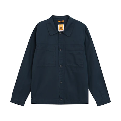 Timberland Solid Multi-Pocket Casual Collared Jacket Navy Blue A28D9-433